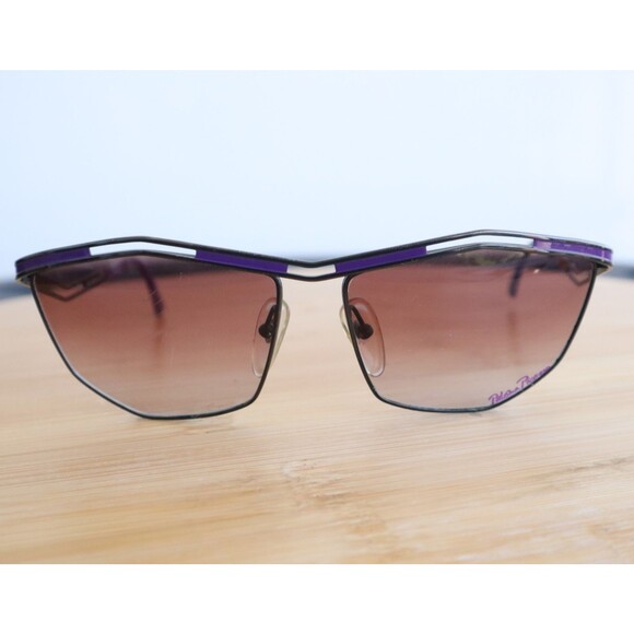 Paloma Picasso 1478 98 Vienna Line Sunglasses 61-14-125 Purple/Black FRAMES ONLY main image 10